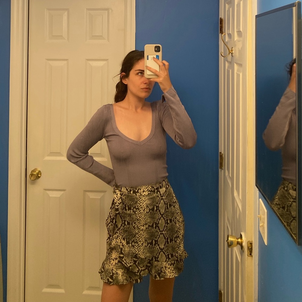 Free People Lavender Shirt
